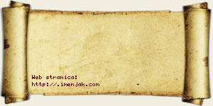 Isidora Jevčić vizit kartica